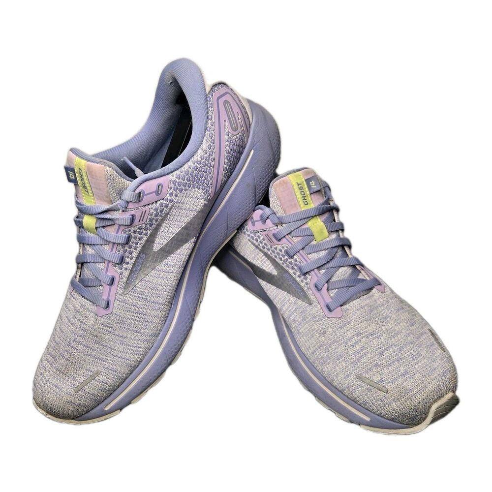 Brooks Ghost 14 Athletic Running Shoes Size 9B Women’s Purple Pink 1203561B566
